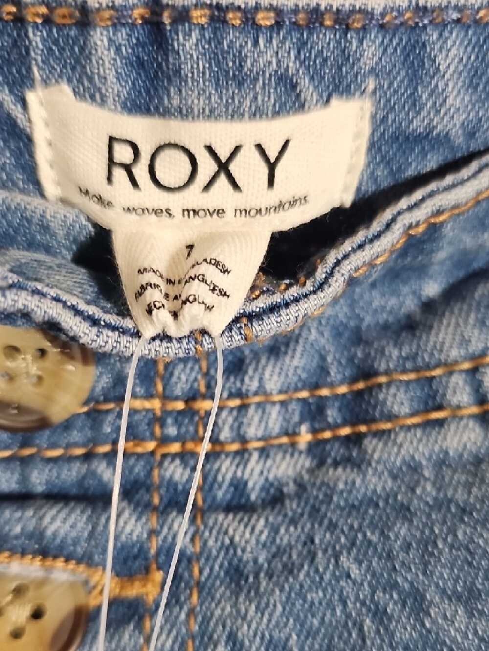 Roxy Mid-Blue Wide-Leg High-Rise Jeans - Picture 3 of 6